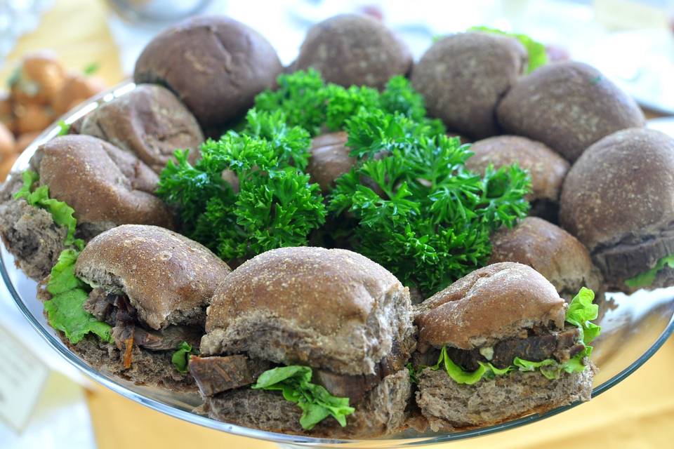 Rosbife no pão australiano