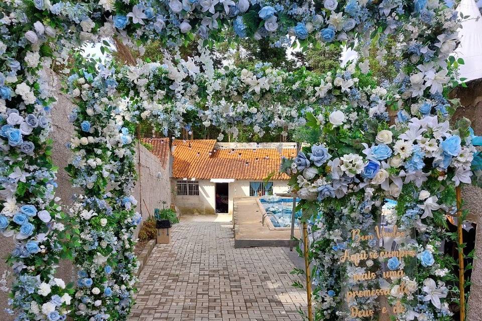 Entrada azul serenity