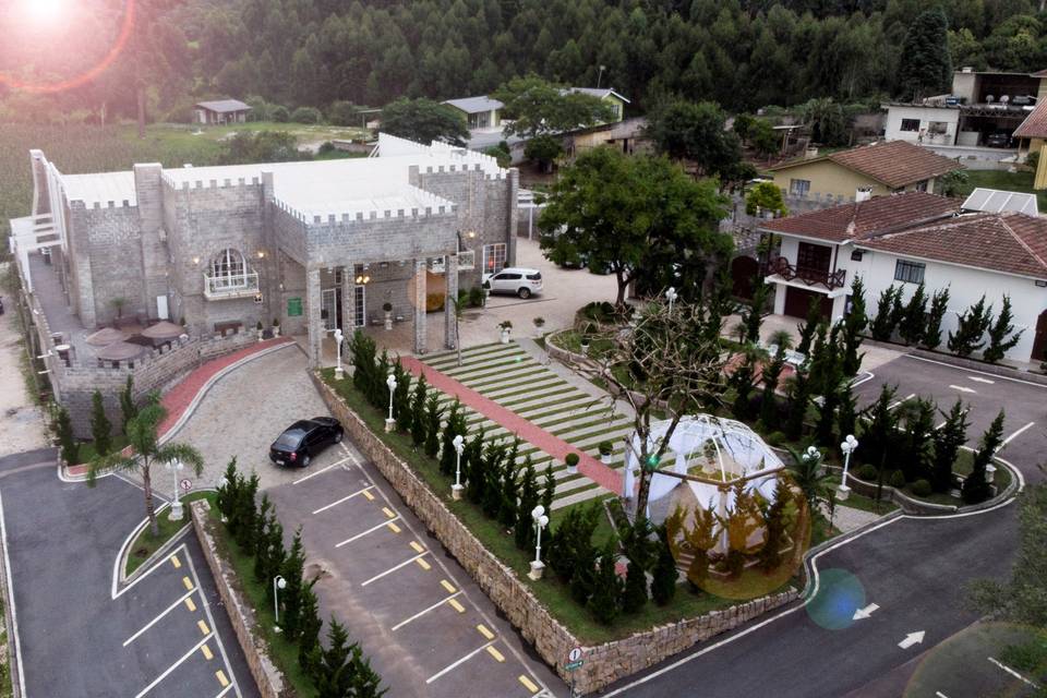 Imagem aérea  Castelo Reale