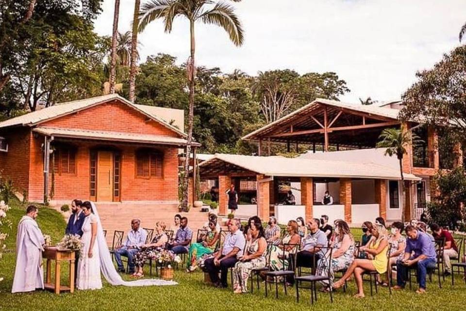 Área verde para cerimônia