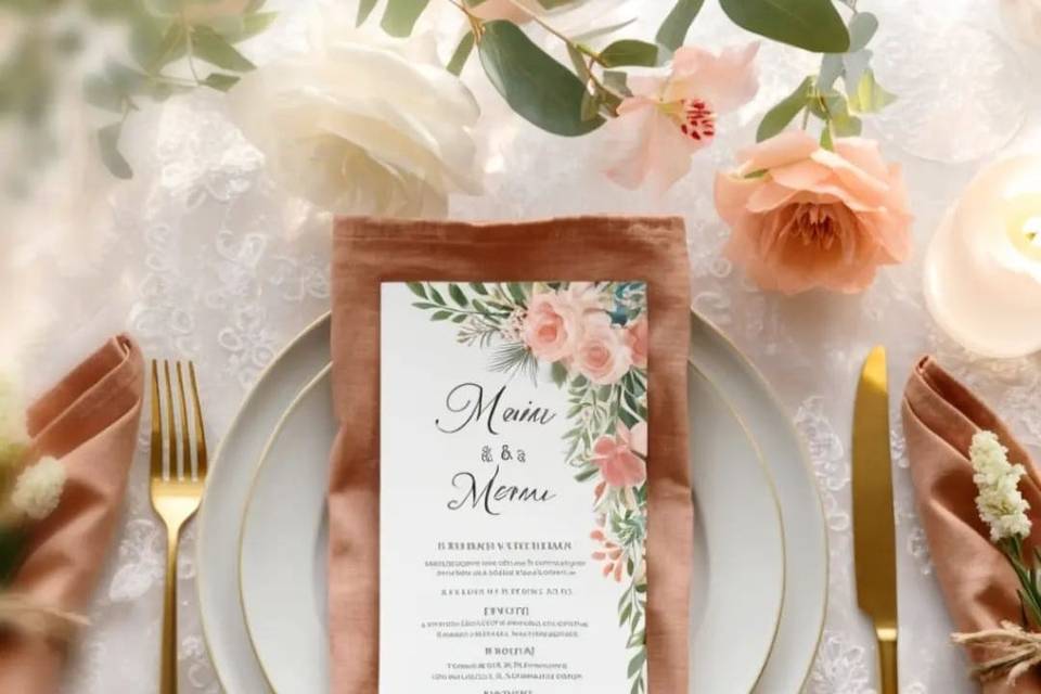 Menu para casamento