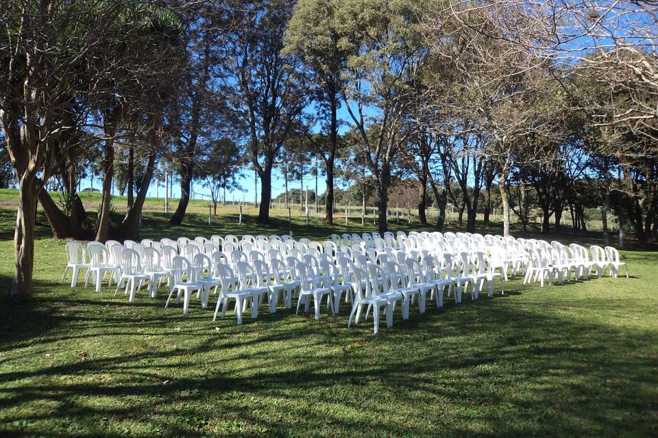 Casamento ao ar livre