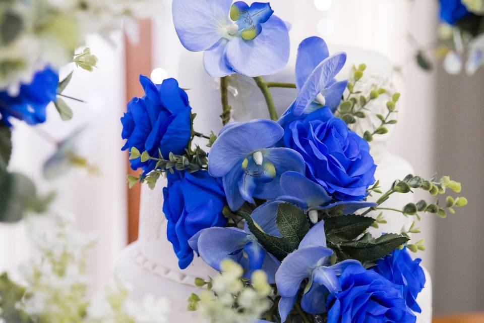 Recepção linda e elegante!