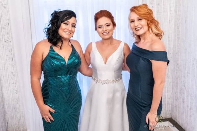 Madrinhas e noiva