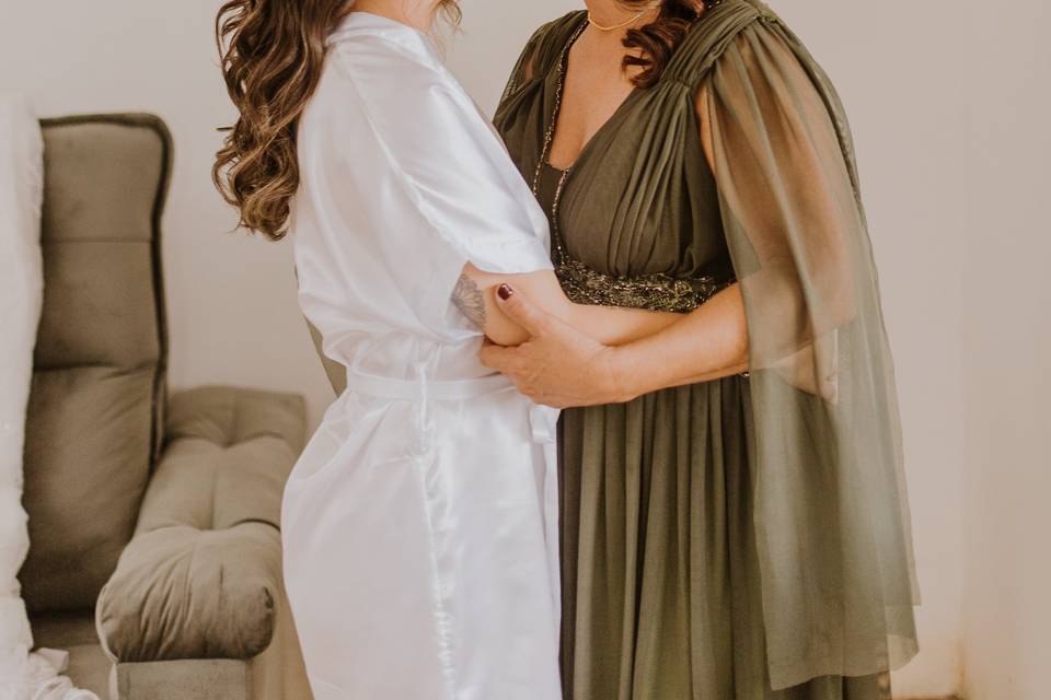 Noiva e mãe