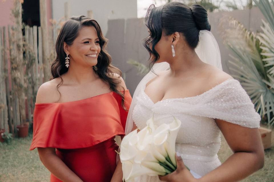 Noiva e mãe