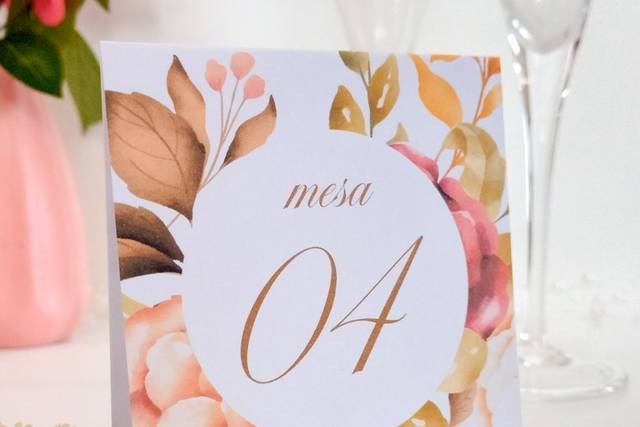 Números de mesa