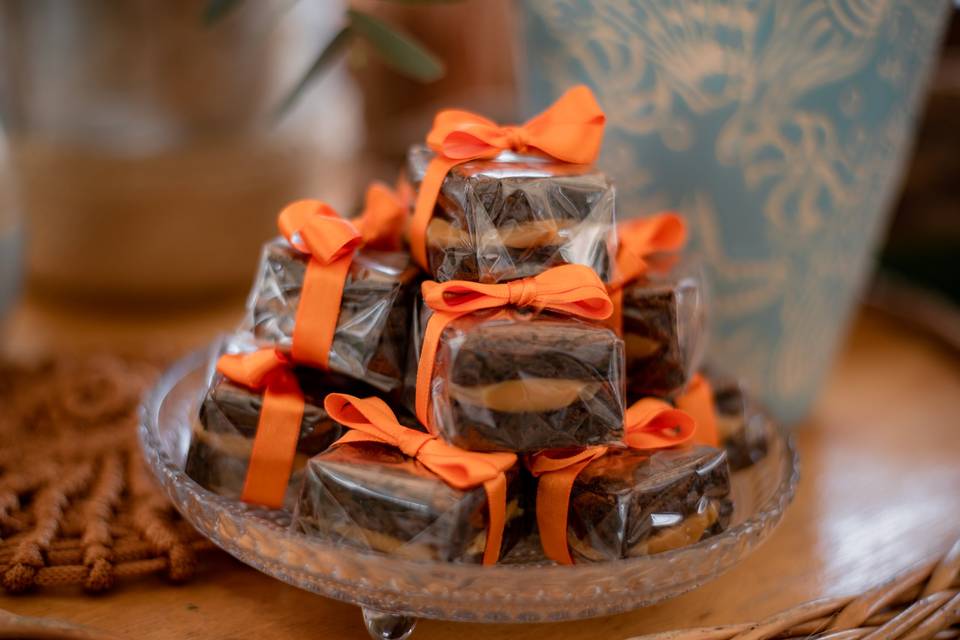 Brownies para casamento