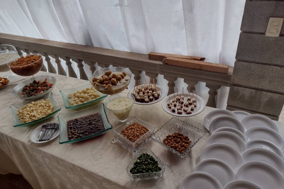 Utensílios para petisco