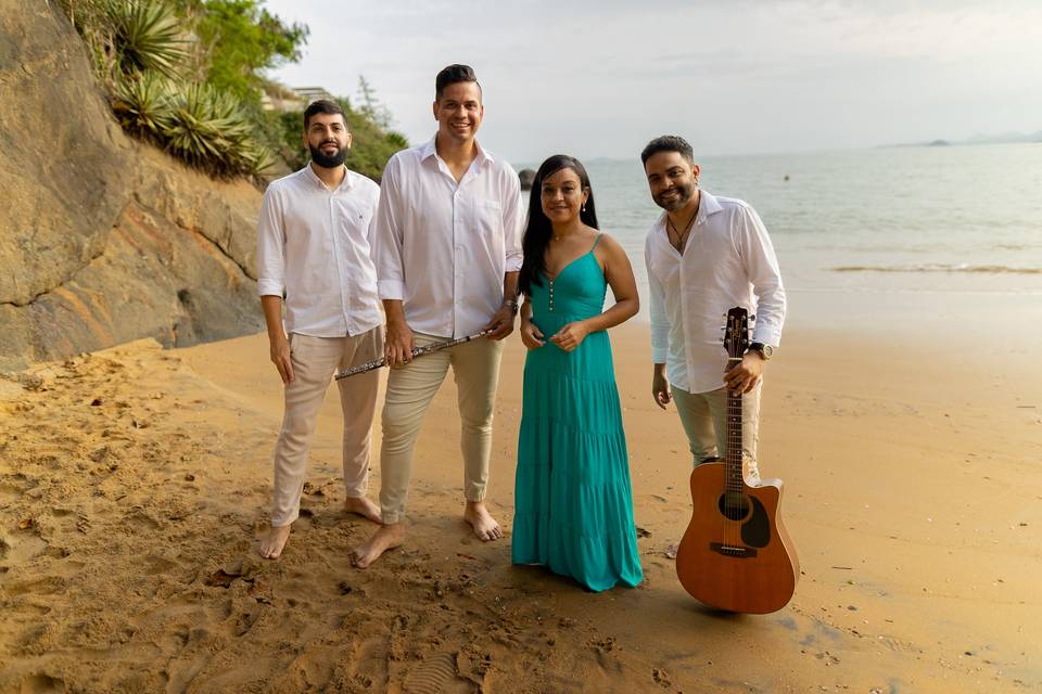 Casamento na praia perfeito