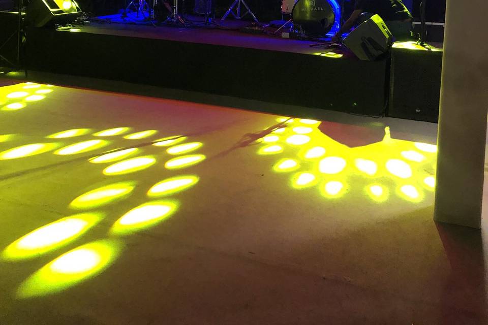Painel + som + luz