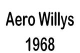 Aero Willys 1968 logo