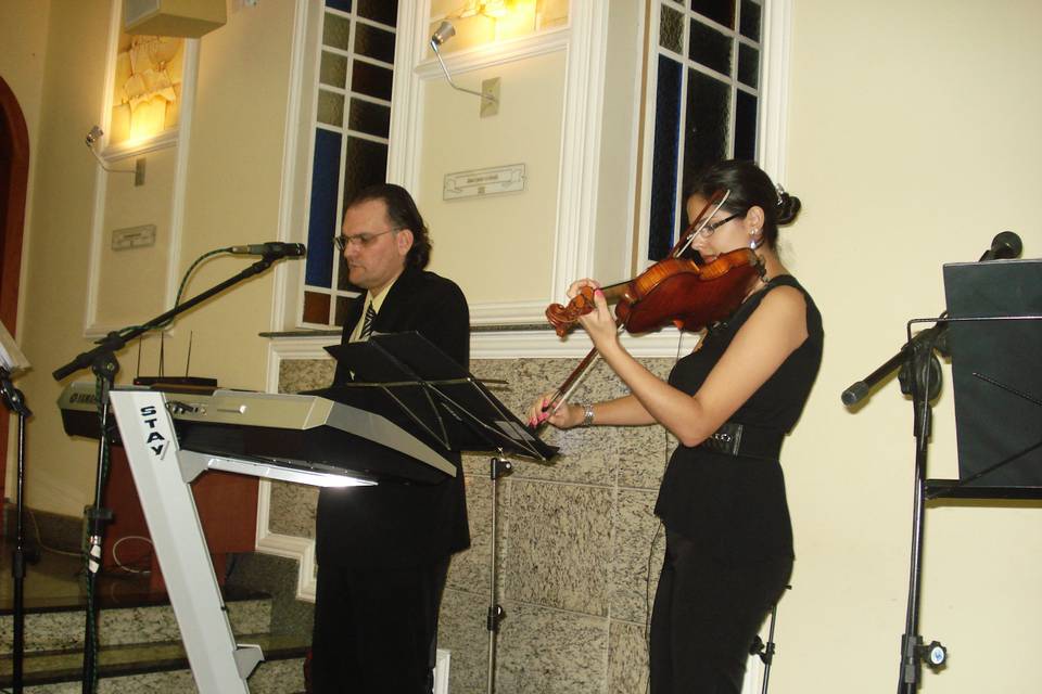 Duo teclado e violino