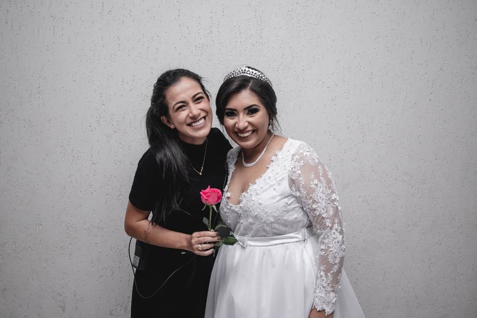 Feliz em viver isso com  elas