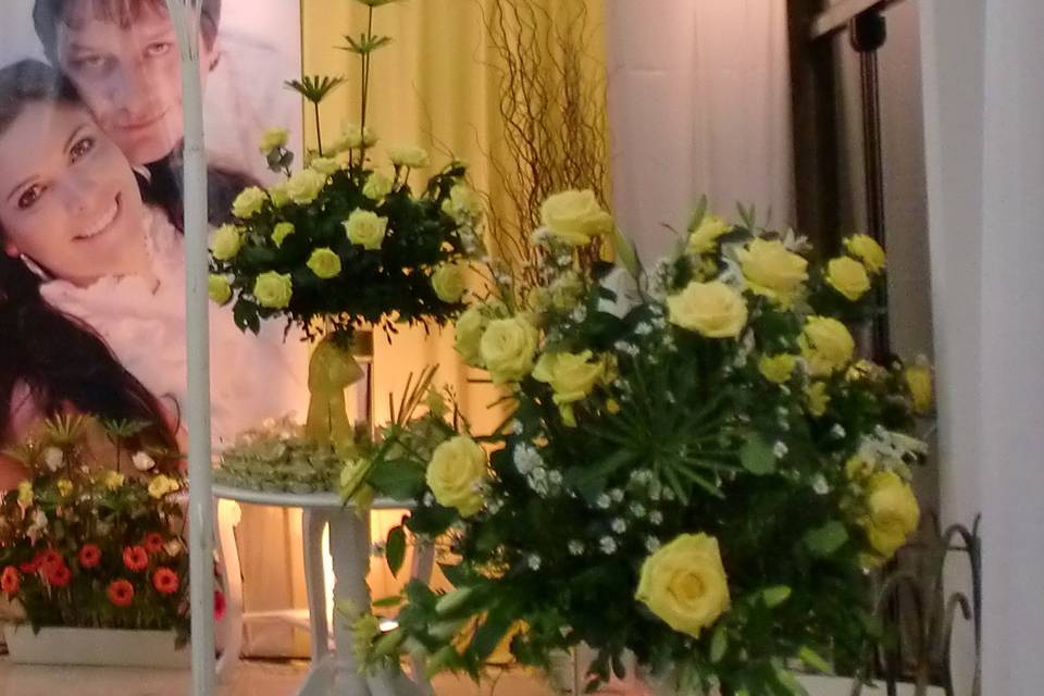 Decoração com flores