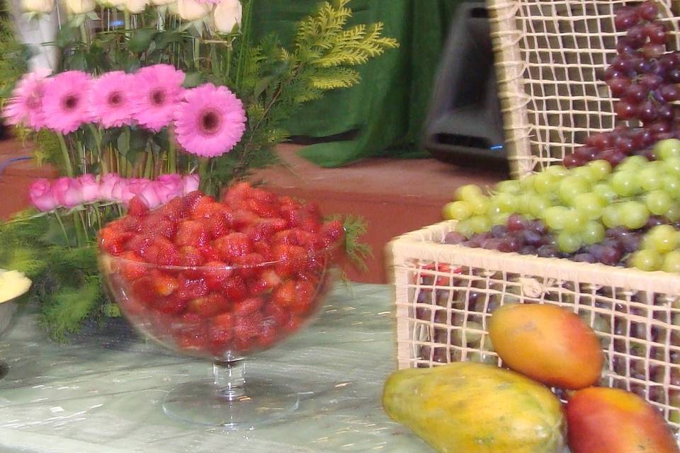 Mesa de frutas