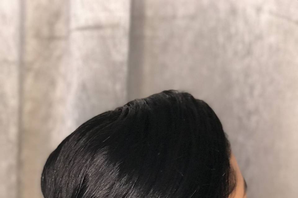 Penteado Coque despojado