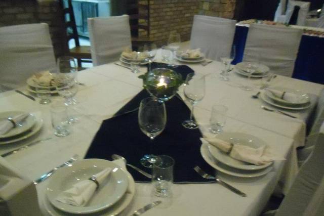 Decoração das mesas