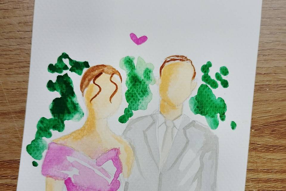 Pintura de convidados