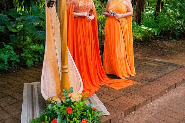 Harpa e Cantora para casamento