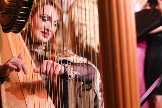 Harpa, casamentos e eventos