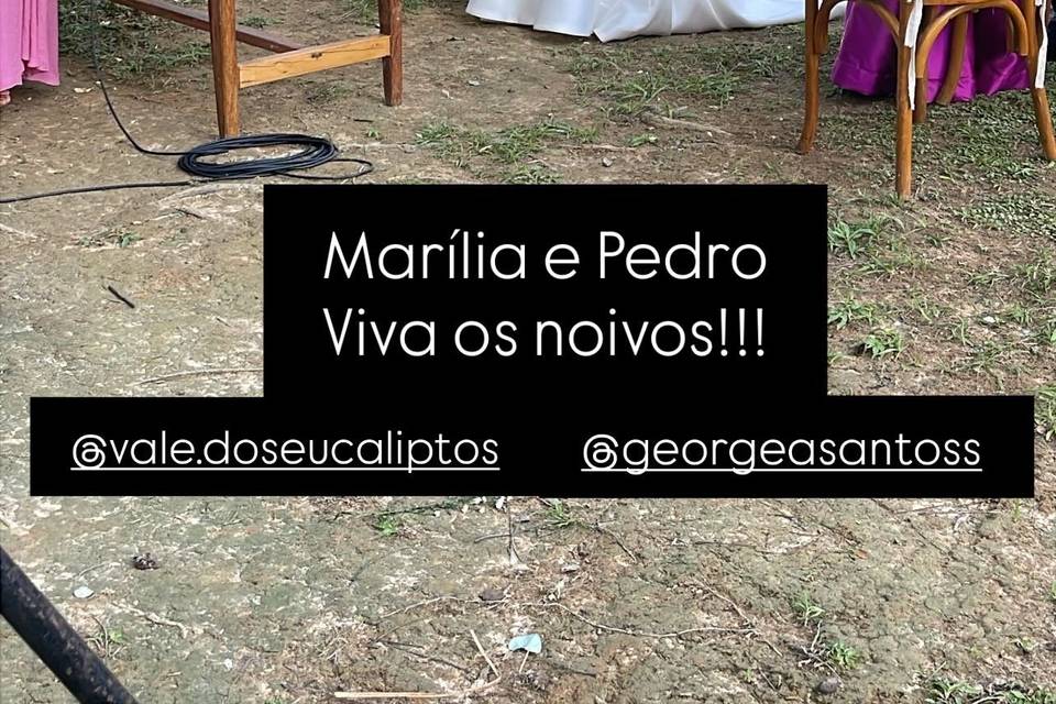 Momento da cerimônia