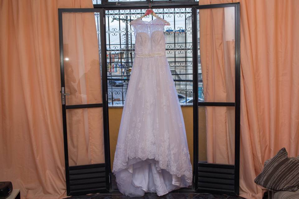 Cabide para vestido de noiva