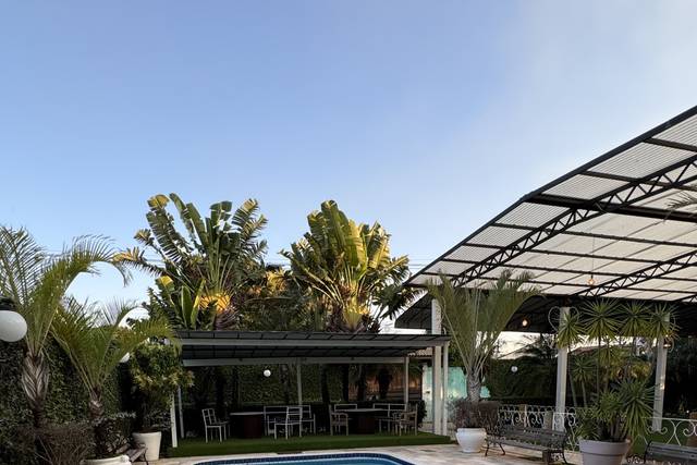 Área externa/piscina/cerimônia