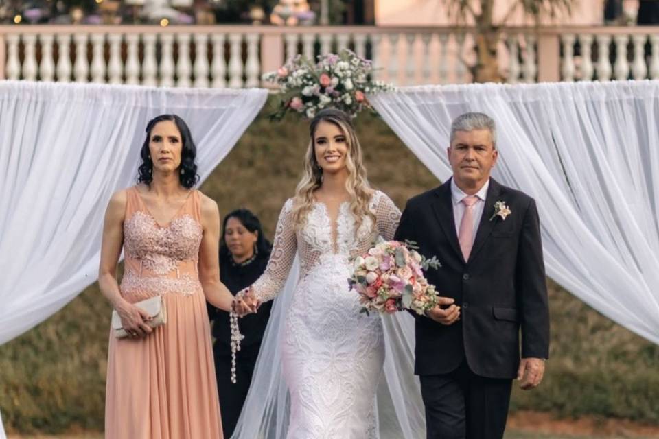 Casamento ao ar livre