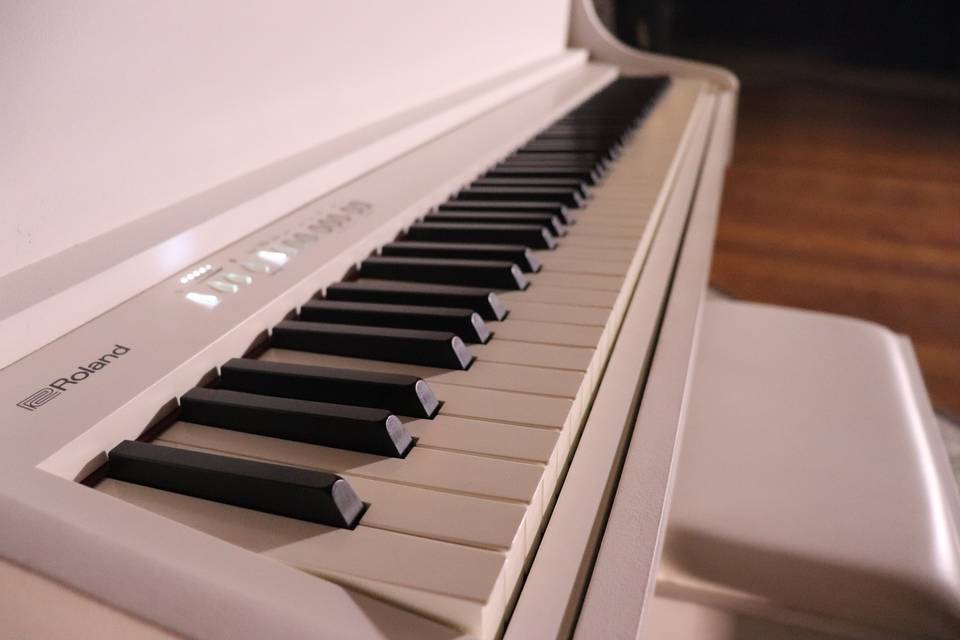 Piano de Cauda Branco