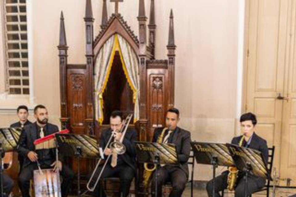 Quinteto e percussão