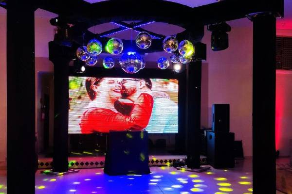 Pista de dança c/ Painel LED