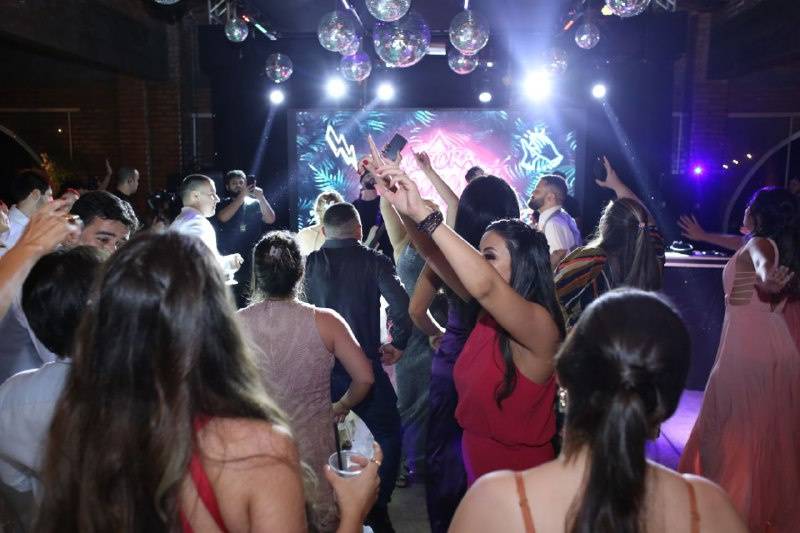 Pista de dança animada