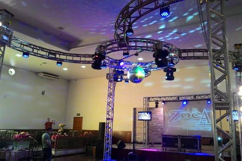 Pista e dança modelo estrela