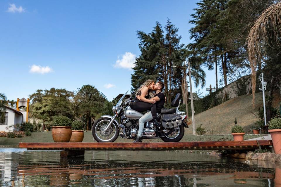 Essa moto é protagonista