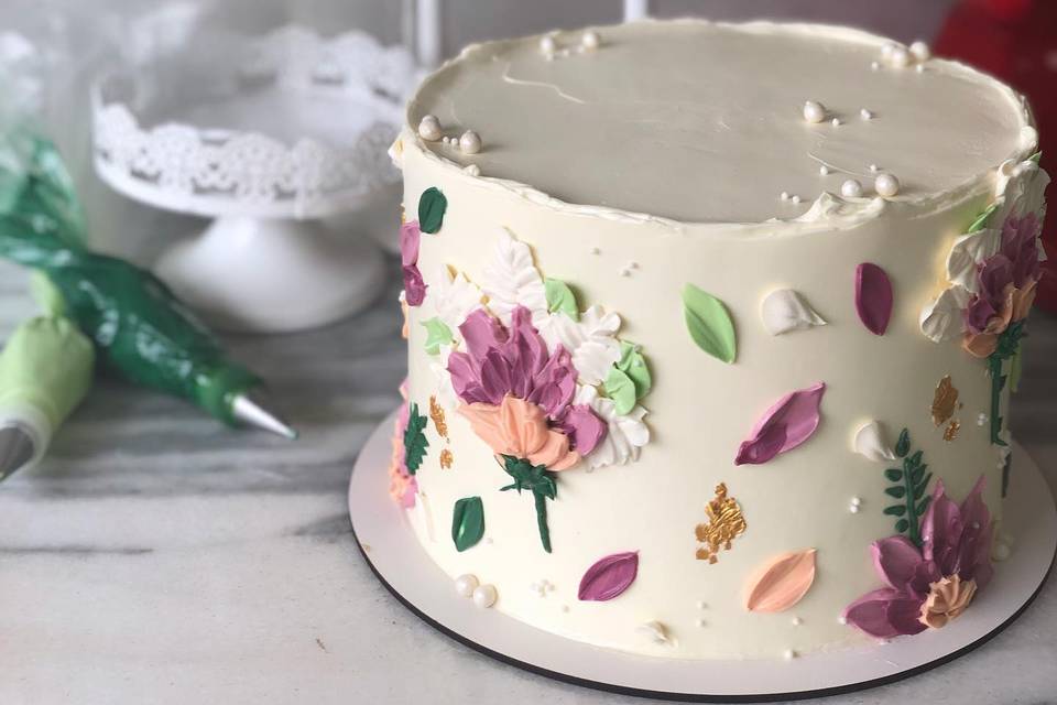 Bolo de casamento clássico