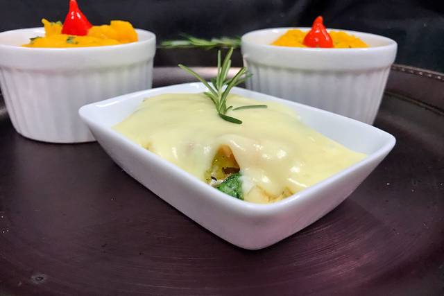 Trio finger food