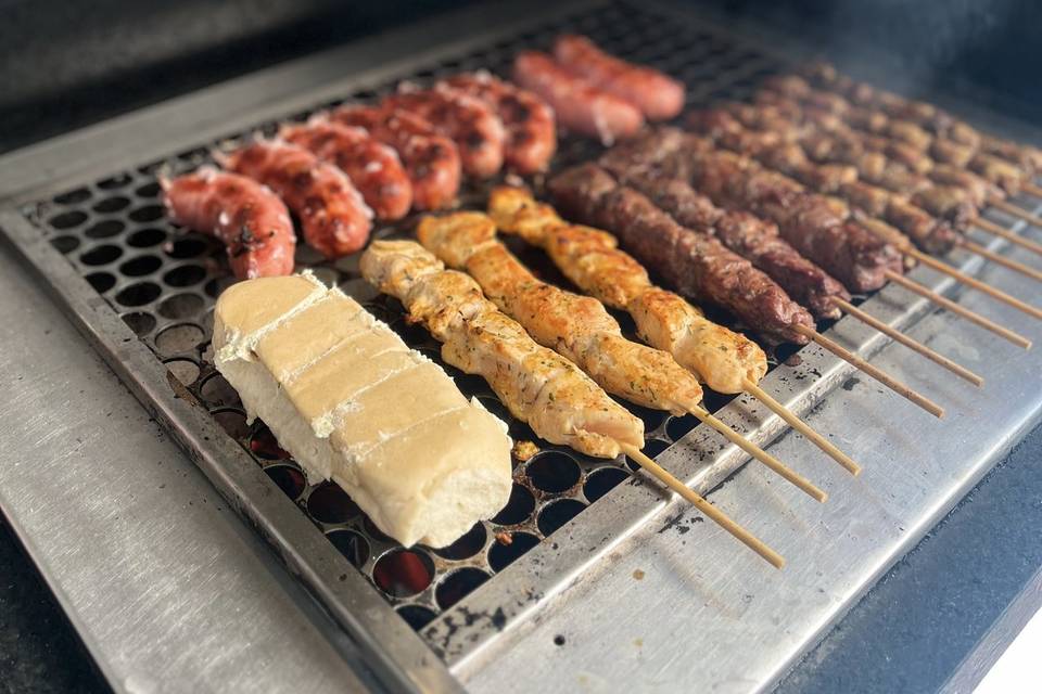 Churrasco gostoso e saboroso