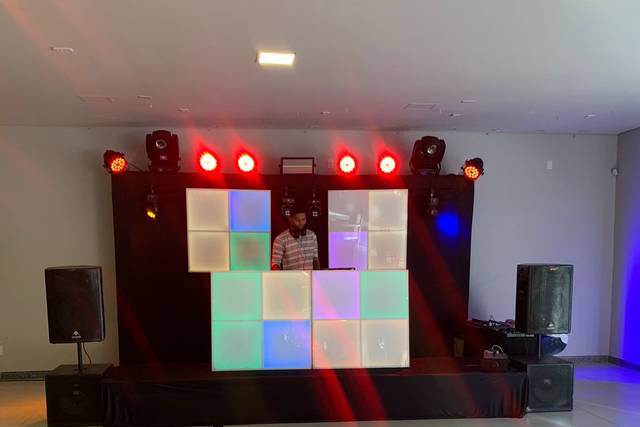 Boate + Piso de led