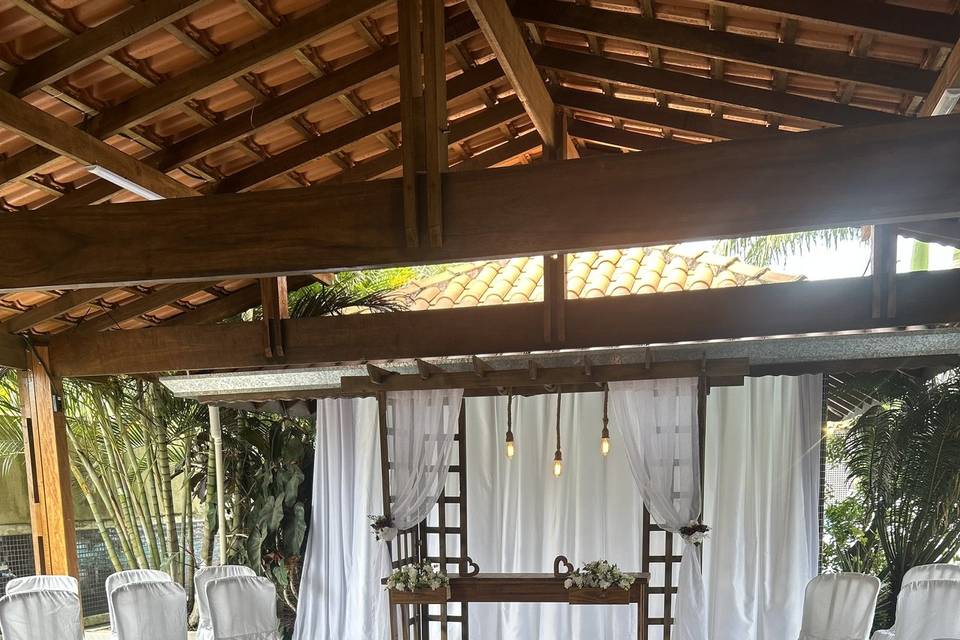 Cerimônia casamento salão