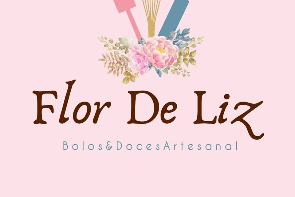 Logo doces finos flor de liz