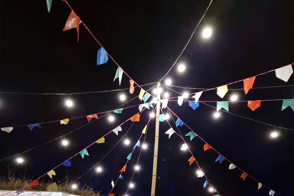 Varal de luzes