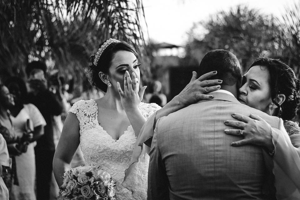 Emoção no casamento