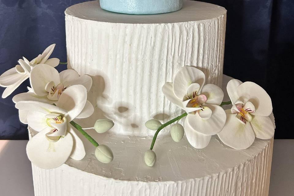 Bolo Fake Orquídeas