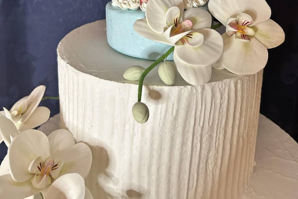 Bolo Fake & Casal de Noivinhos