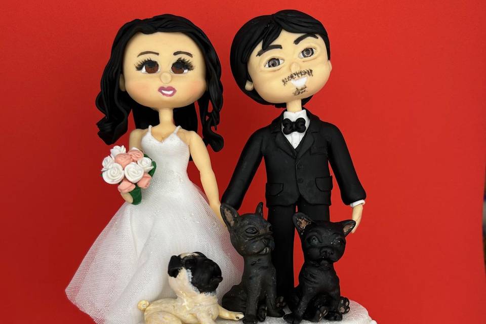 Glamour com Buldog Ingles