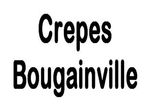 Crepes Bougainville