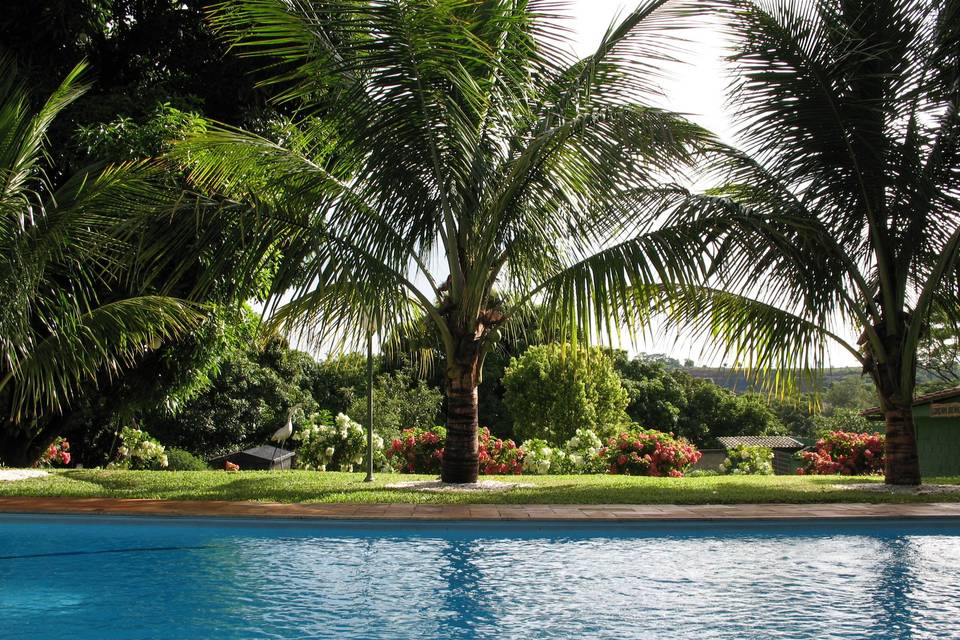 Vista da piscina