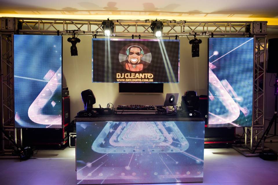 DJ Cleanto - Painel de LED