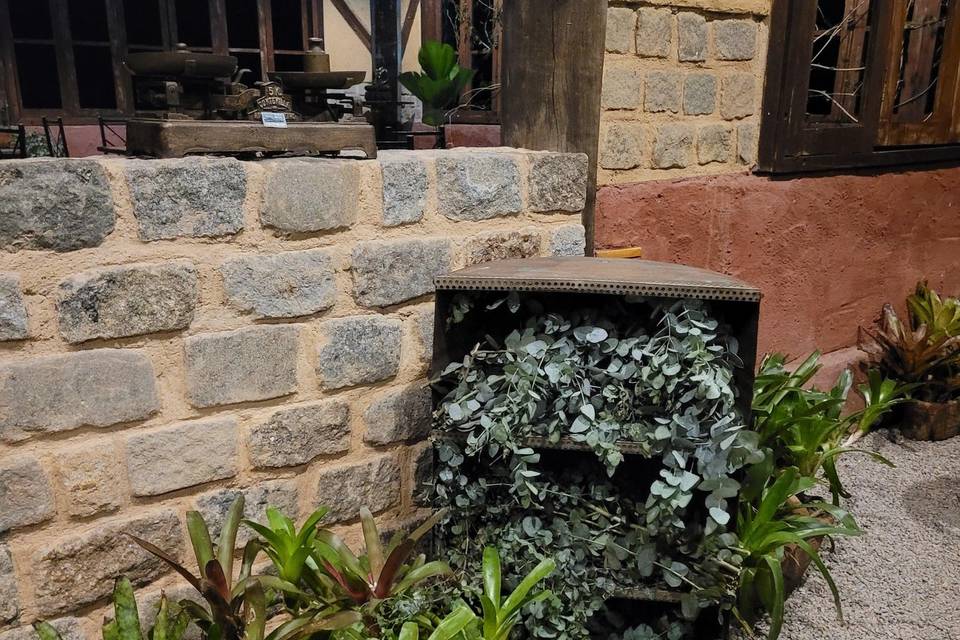 Decoração rústica